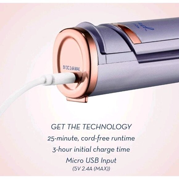 Conair Unbound Cordless Titanium 1-inch Flat Iron- No Charger - Picture 10 of 11